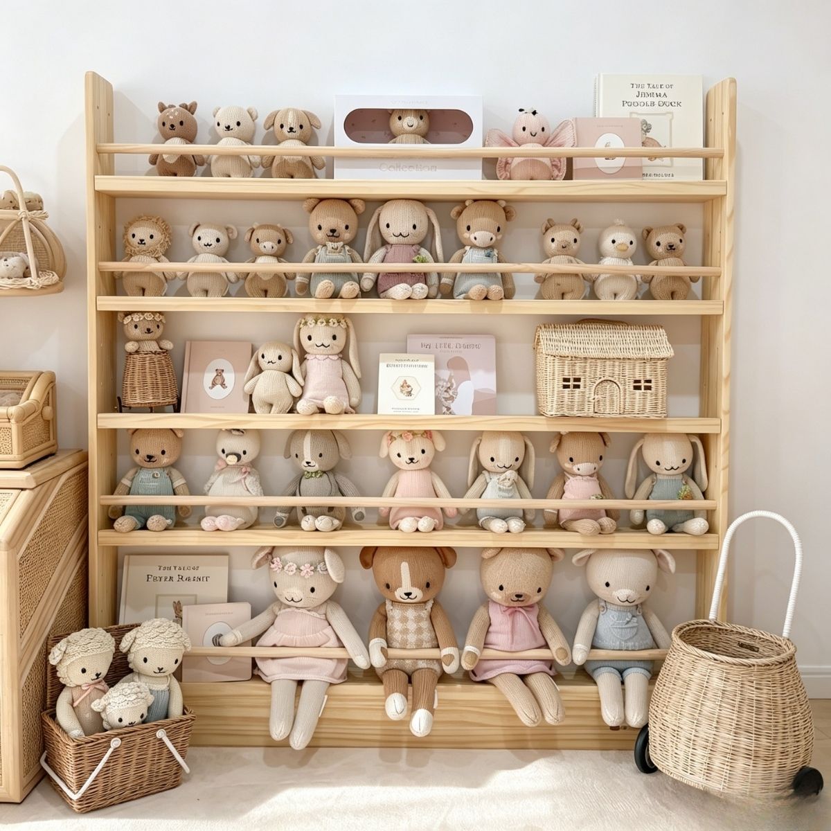 NALA Adjustable Solid Wood Bookcase