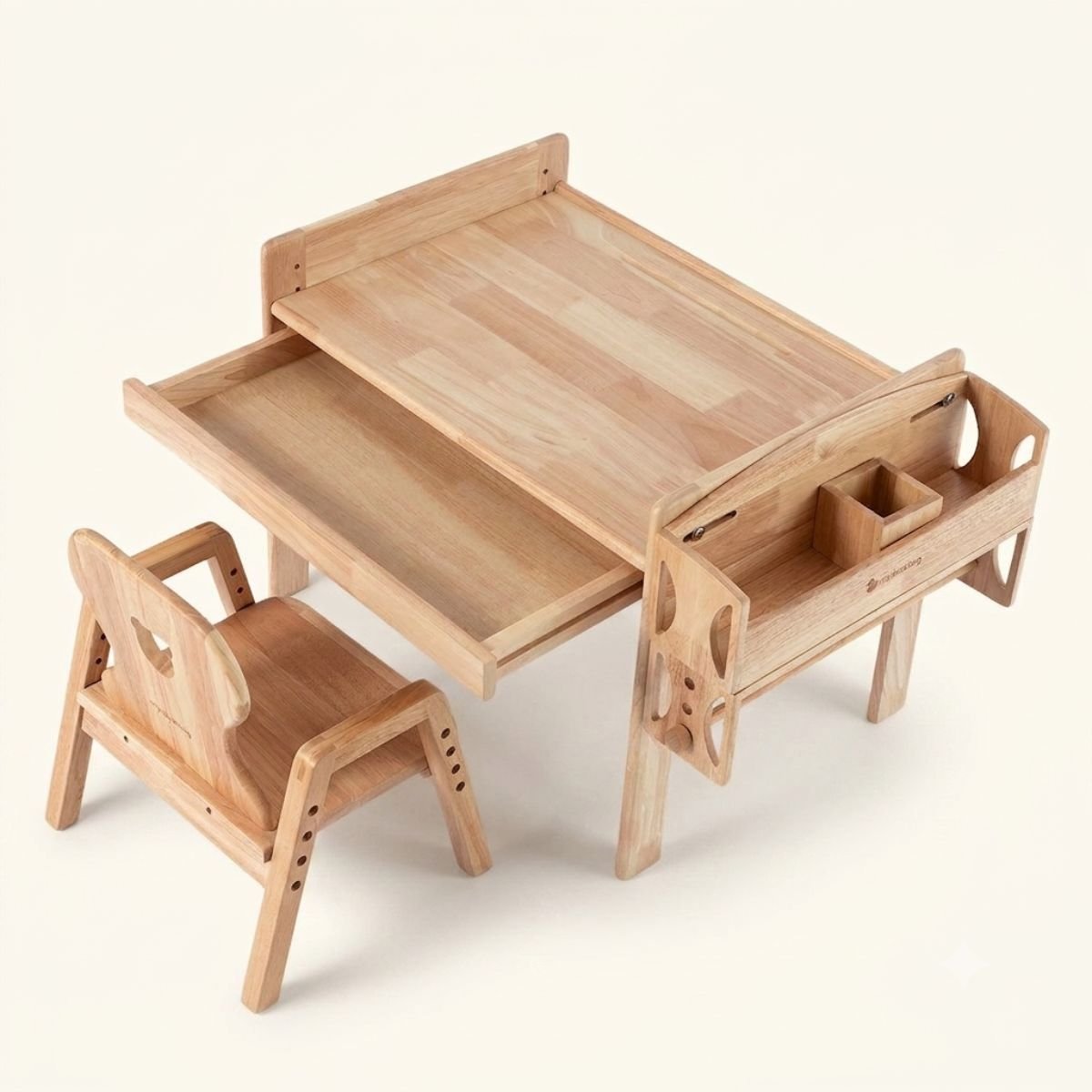 KAYA Solid Wood Side Shelf - Large – Montessori-inspired furniture for kids by My Duckling