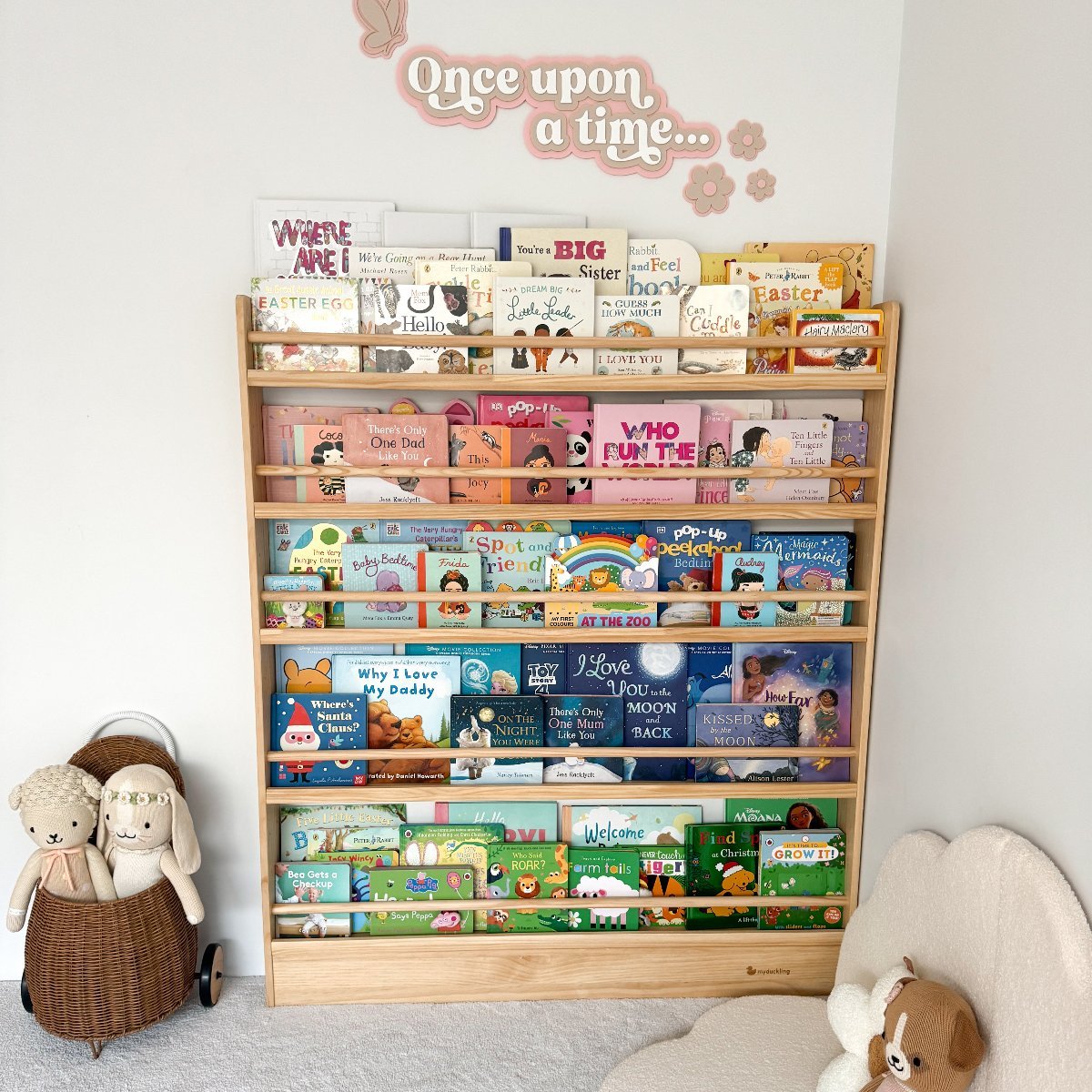 NALA Adjustable Solid Wood Bookcase - My Duckling USA