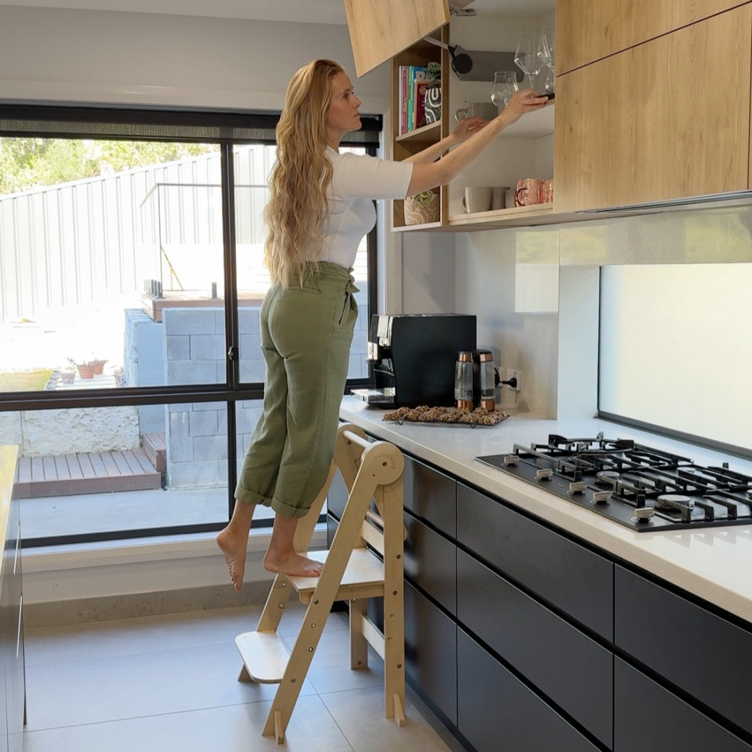 MILA Deluxe Folding Adjustable Kitchen Tower