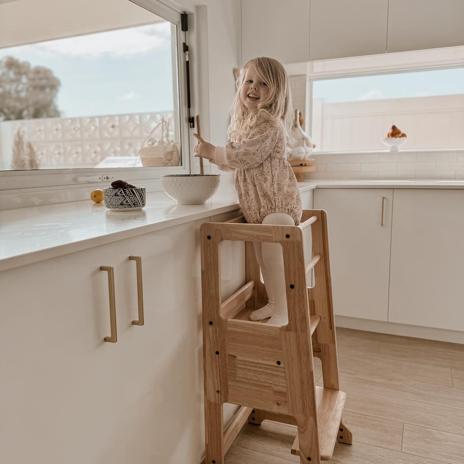 LOLA Deluxe Solid Wood Kitchen Tower