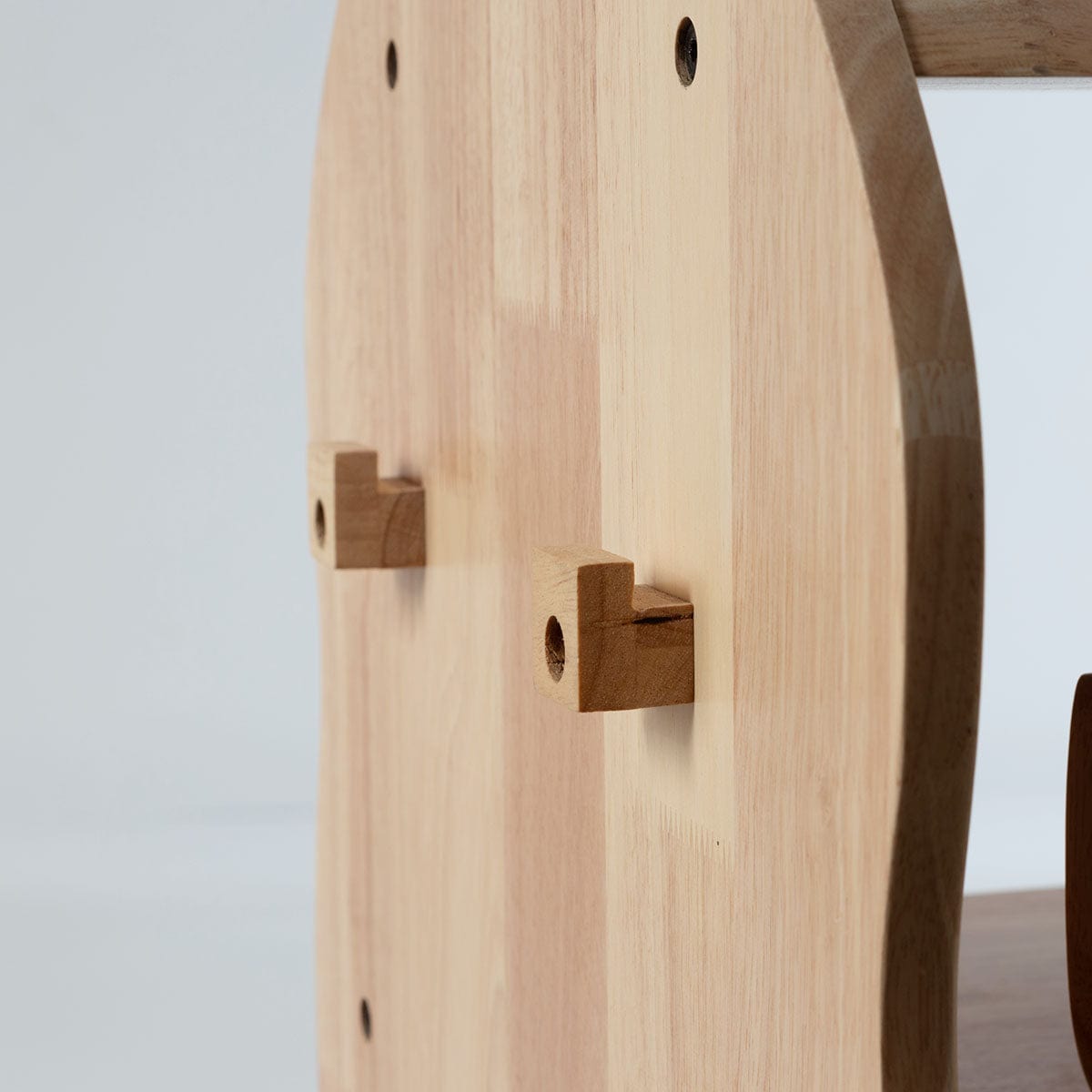 BINDI Revolving Solid Wood Bookcase - My Duckling USA