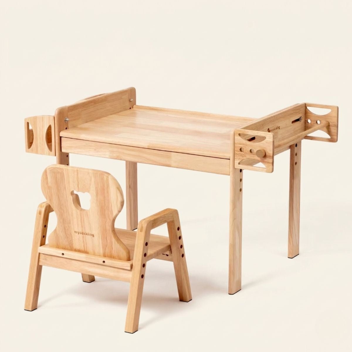 KAYA Solid Wood Side Shelf - Large – Montessori - inspired furniture for kids by My Duckling