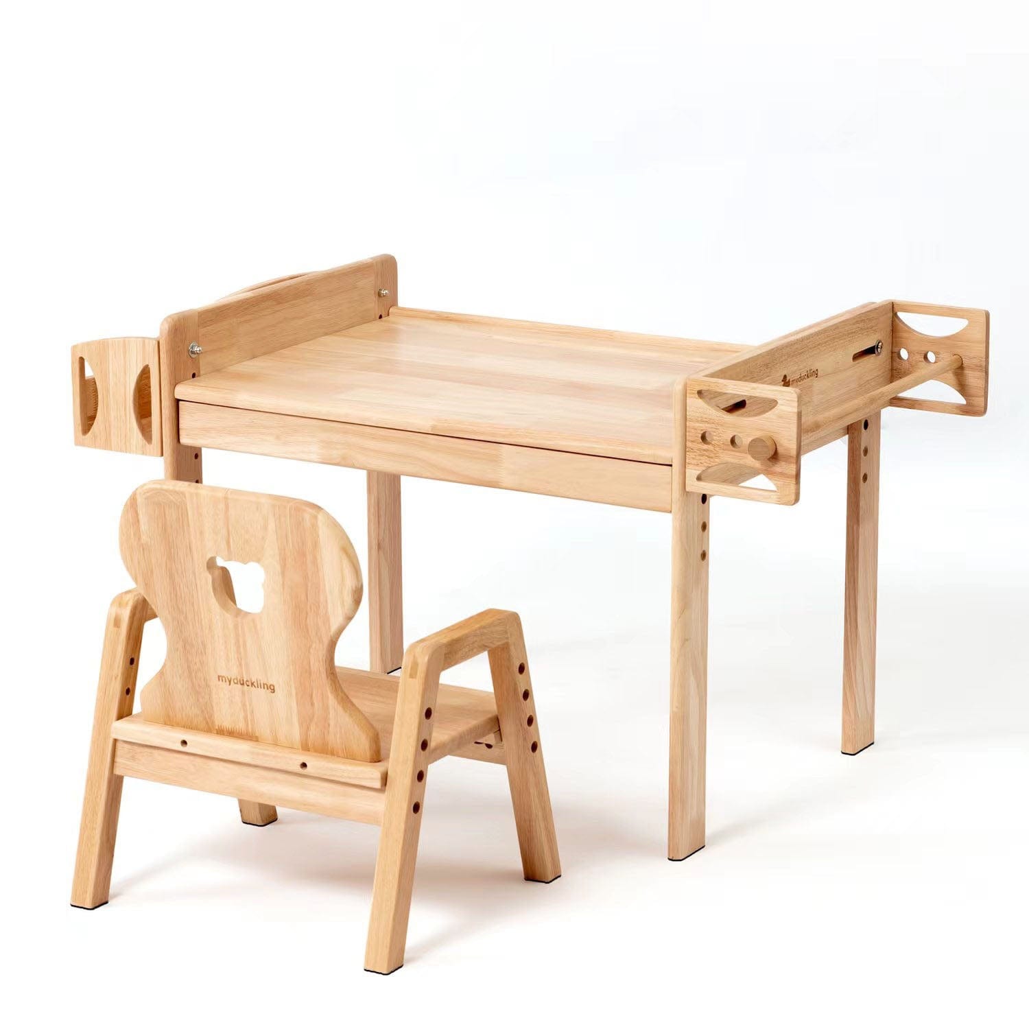 KAYA Solid Wood Side Shelf - Large - My Duckling USA