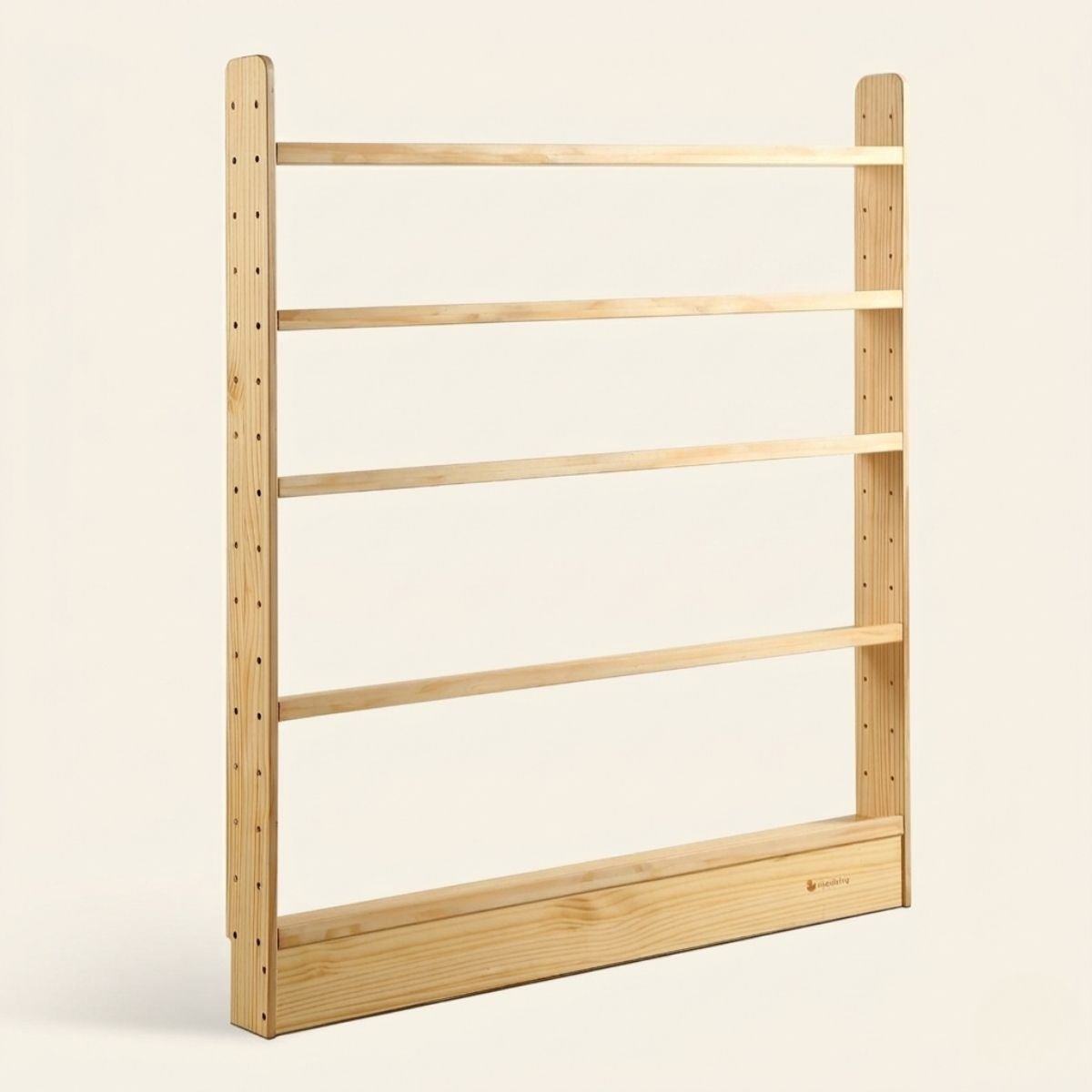 NALA Adjustable Solid Wood Bookcase β Montessori - inspired furniture for kids by My Duckling