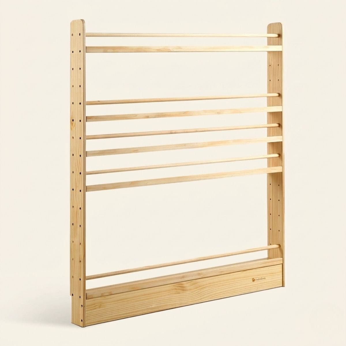 NALA Adjustable Solid Wood Bookcase β Montessori - inspired furniture for kids by My Duckling