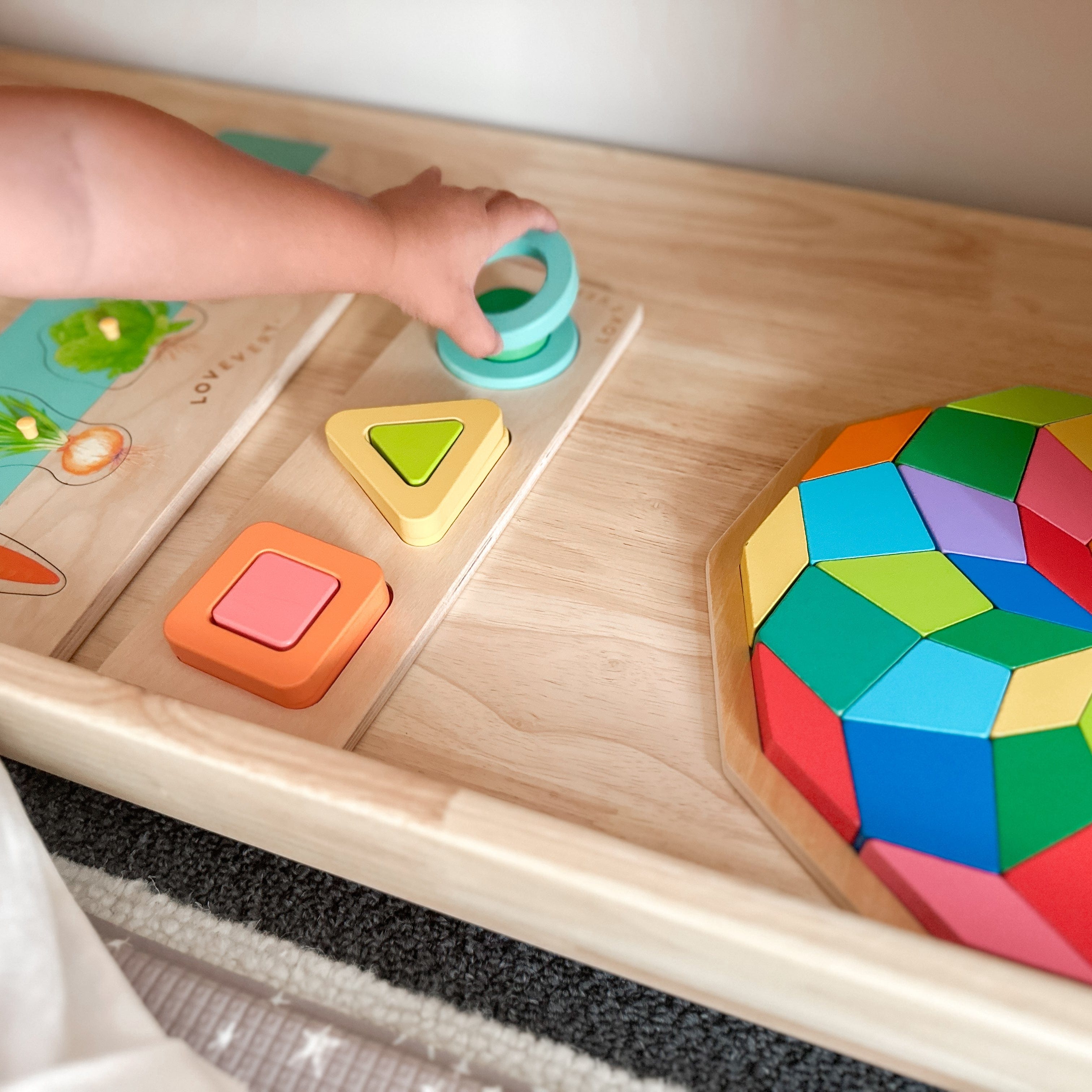 NALA Soild Wood 3 Layer Storage Shelf