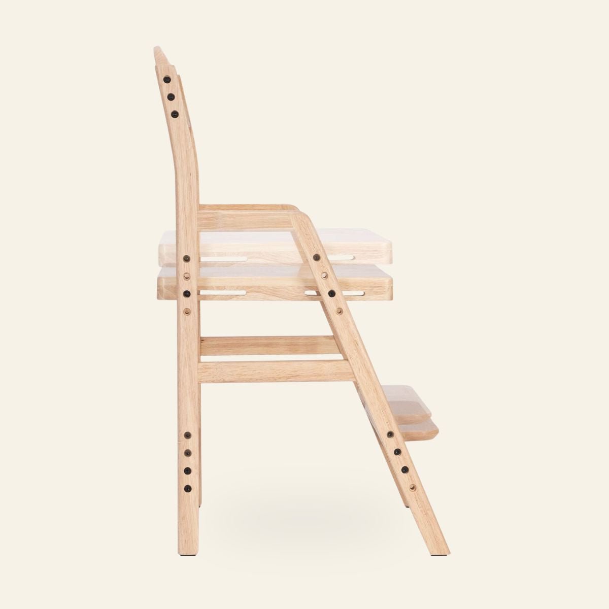 NALA Solid Wood Adjustable Study Chair – Montessori - inspired furniture for kids by My Duckling