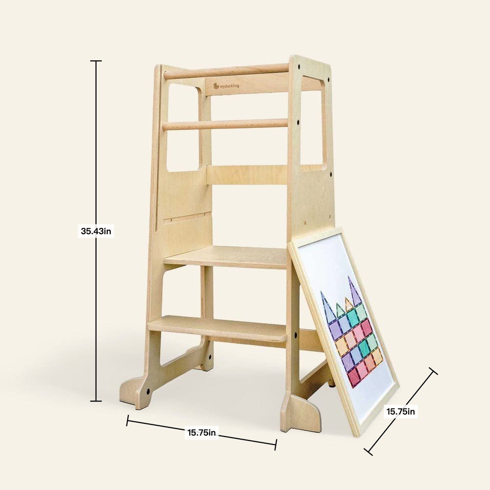 LOLA Deluxe Adjustable Kitchen Tower – Montessori - inspired furniture for kids by myduckling