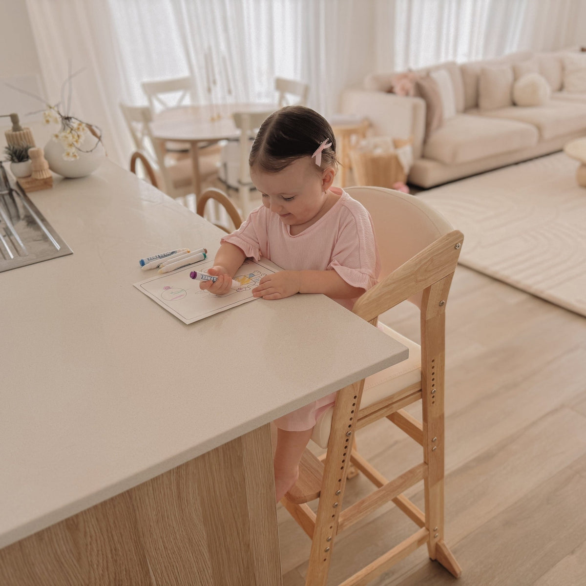 AURORA Toddler Island Chair – Montessori-inspired furniture for kids by My Duckling
