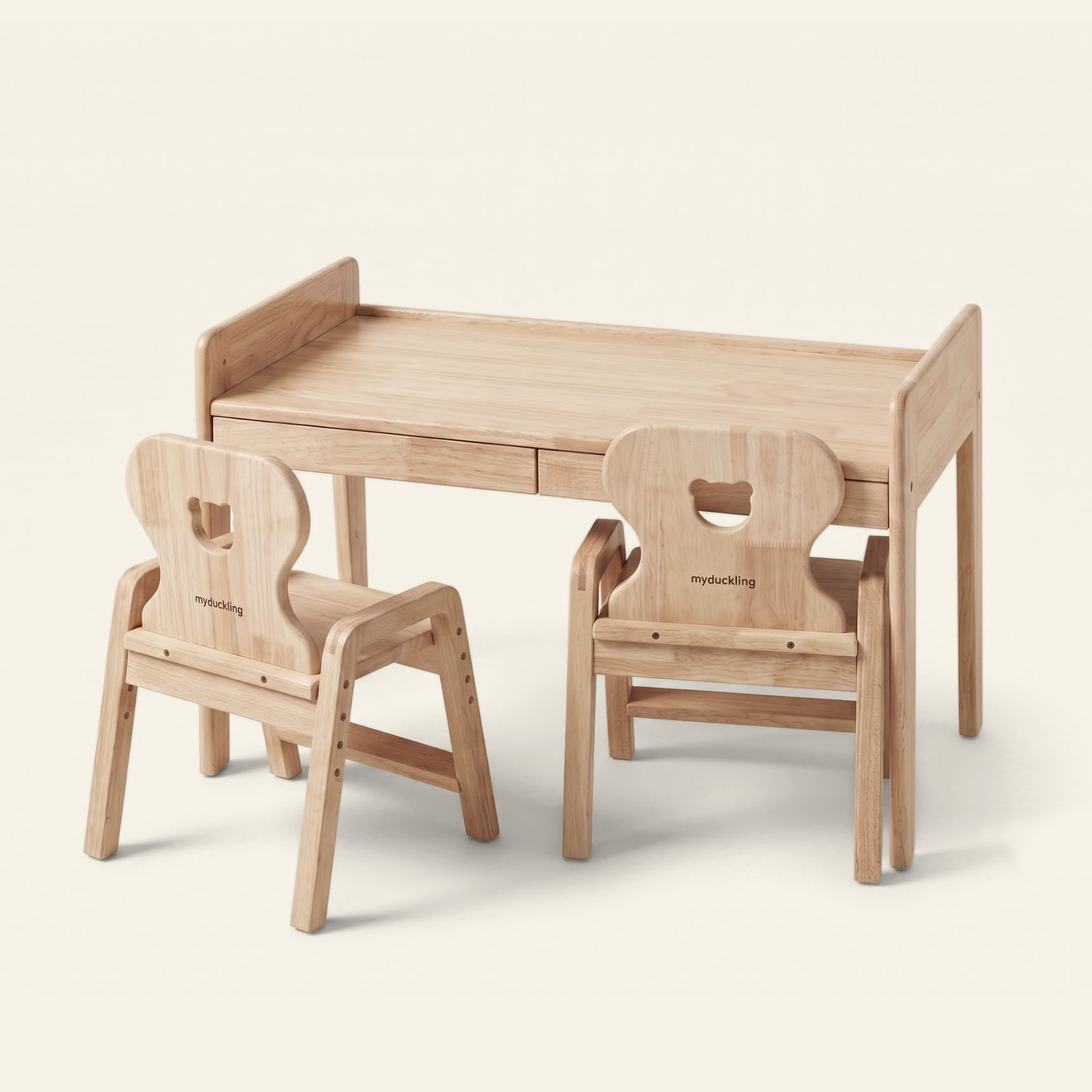 KAYA Pro Adjustable Table with 2 Chairs – Montessori-inspired furniture for kids by My Duckling USA