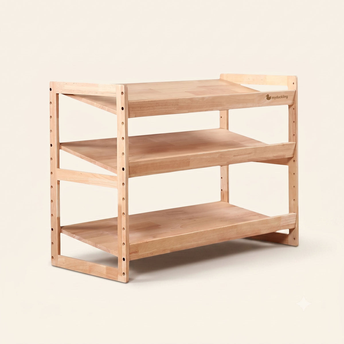 NALA Adjustable 3 Layer Storage Shelf – Montessori-inspired furniture for kids by My Duckling