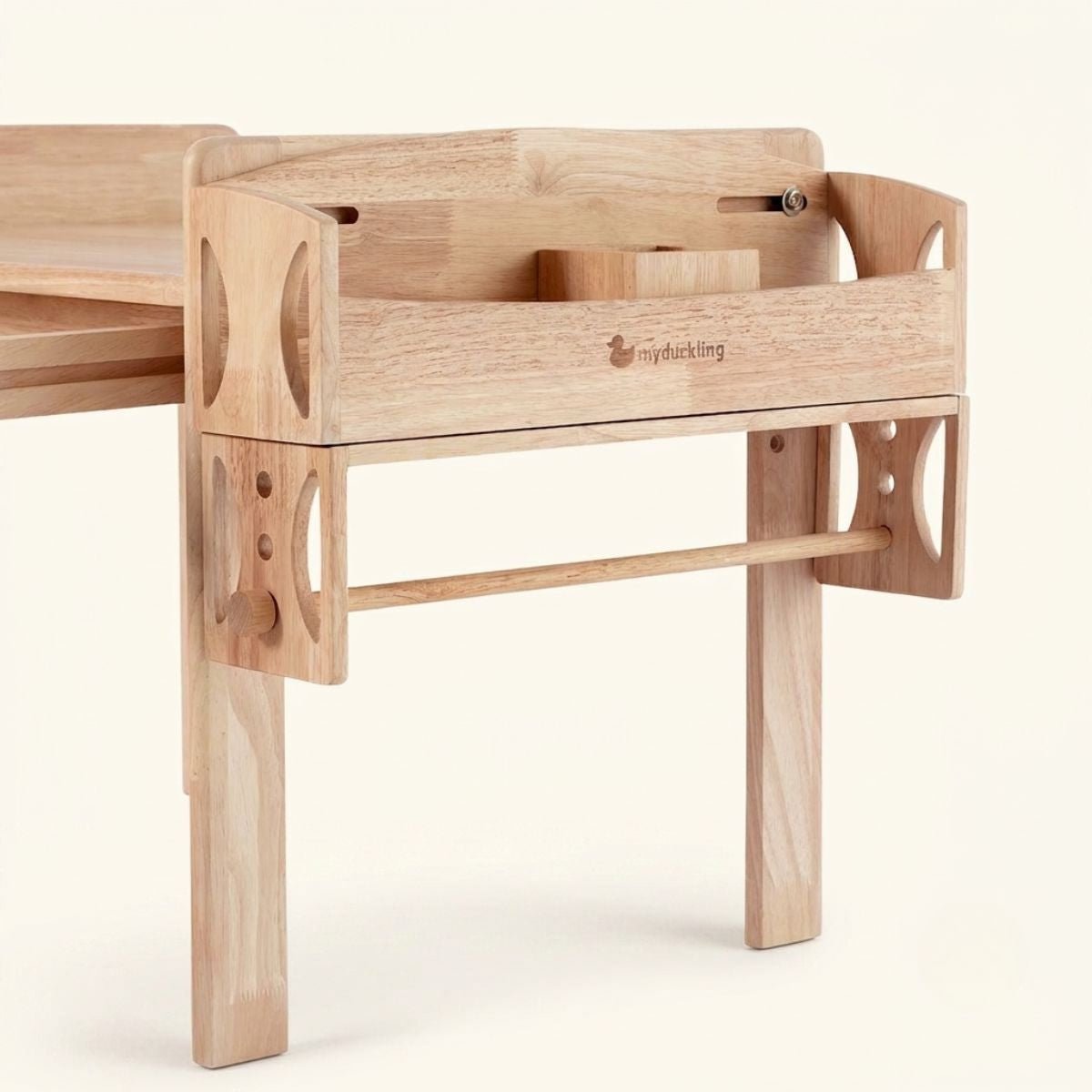 KAYA Solid Wood Side Shelf - Large – Montessori-inspired furniture for kids by My Duckling