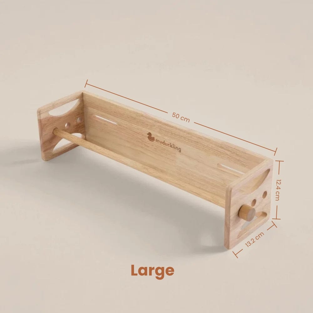 KAYA Solid Wood Paper Roll Dispenser - Large