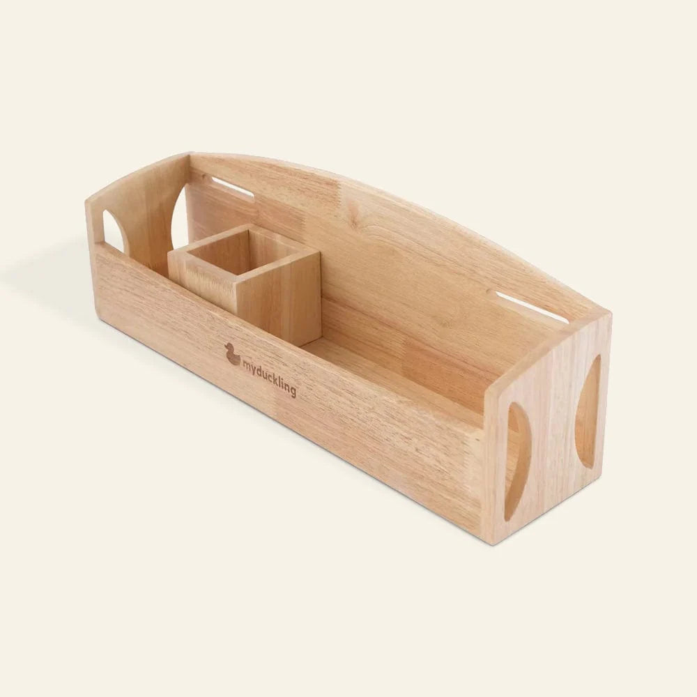 KAYA Solid Wood Side Shelf - Large