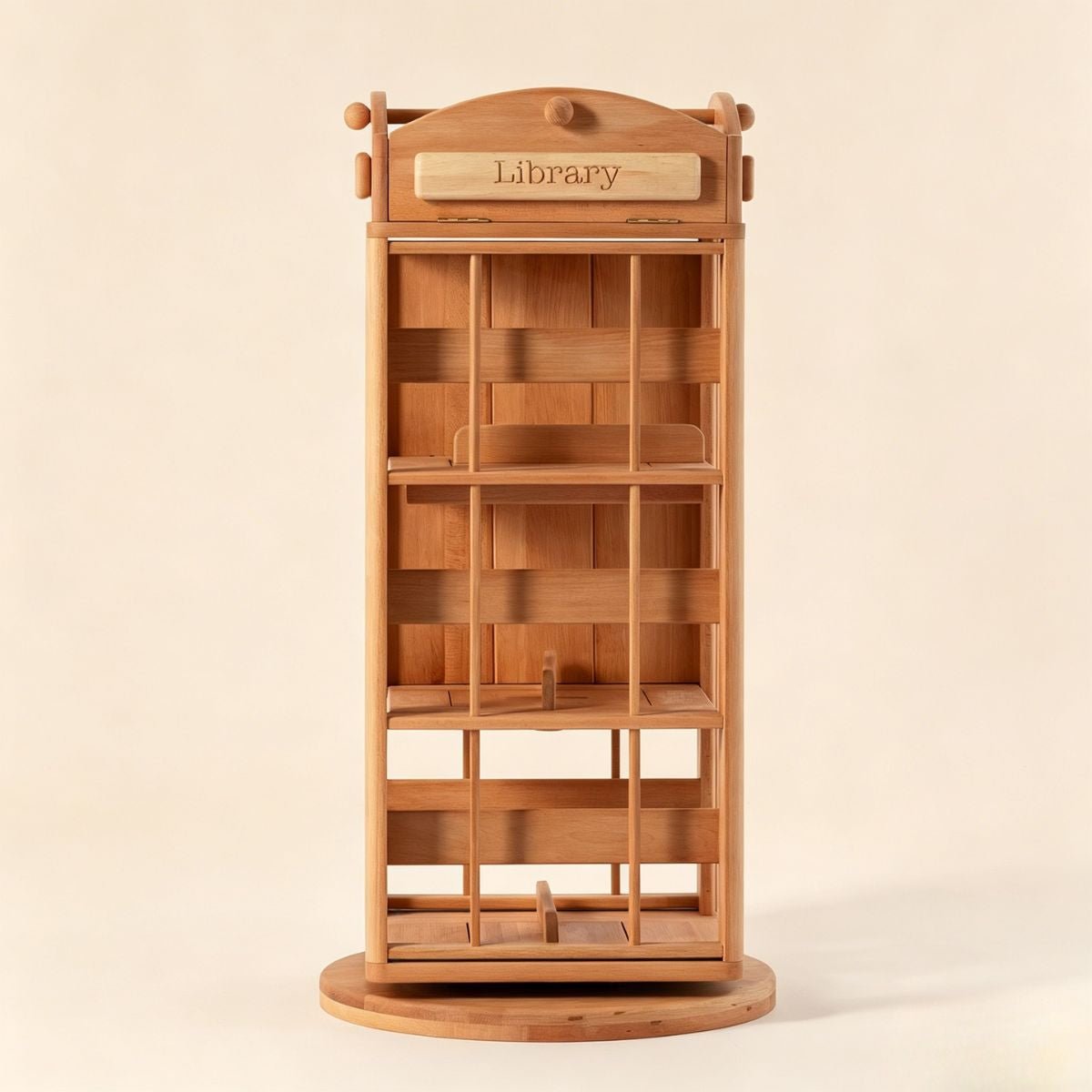 OLI Library Revolving Bookcase - London – Montessori - inspired furniture for kids by My Duckling