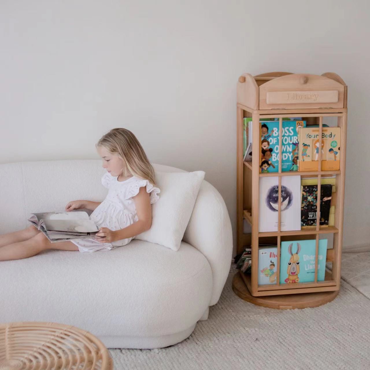 OLI Revolving Library Kids Bookshelf - London - myduckling