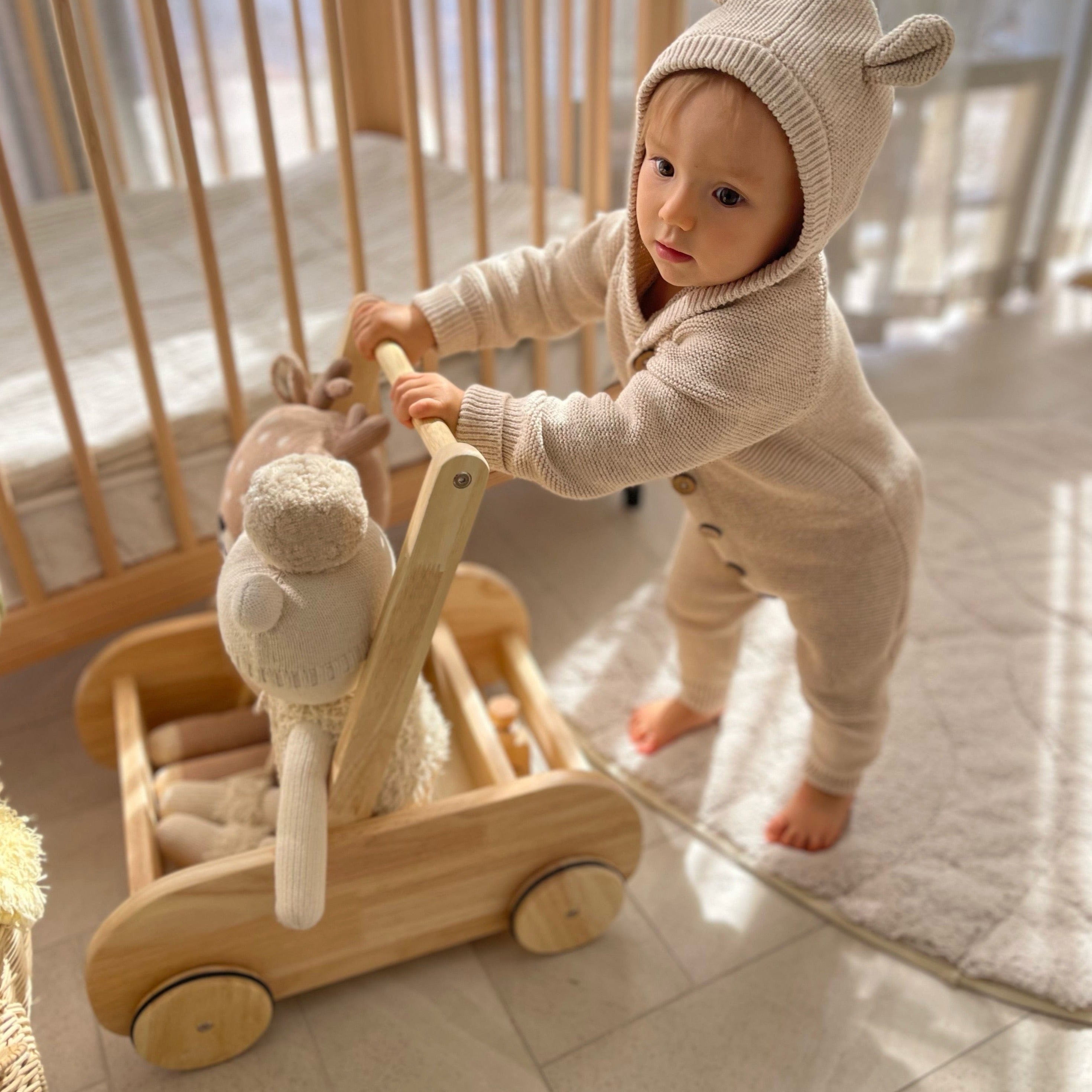 RHEA Wooden Baby Walker