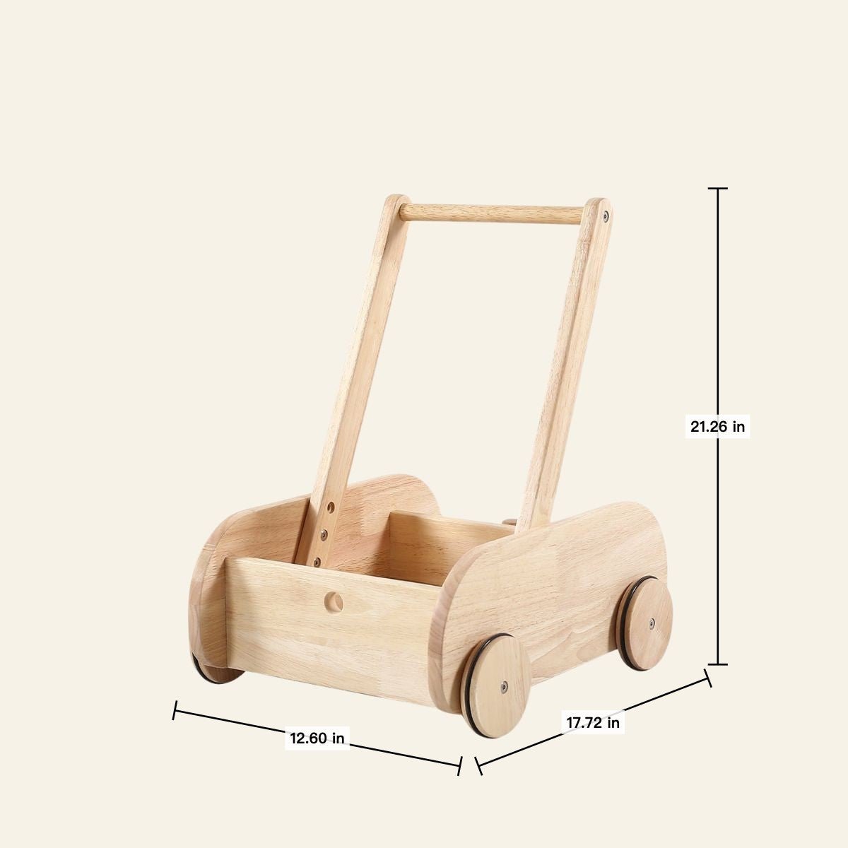 RHEA Wooden Baby Walker – Montessori - inspired furniture for kids by myduckling