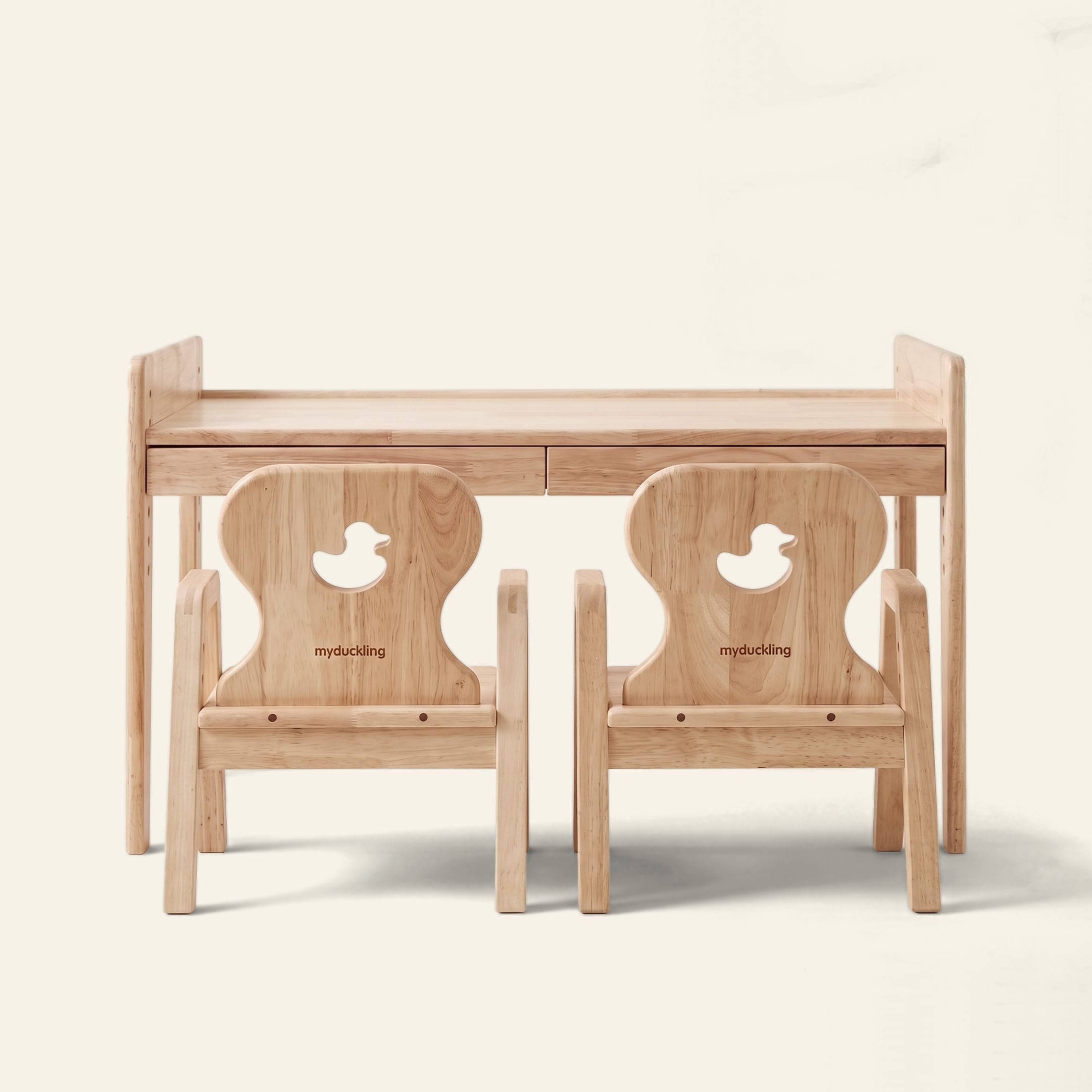 KAYA Pro Adjustable Table with 2 Chairs – Montessori-inspired furniture for kids by My Duckling USA