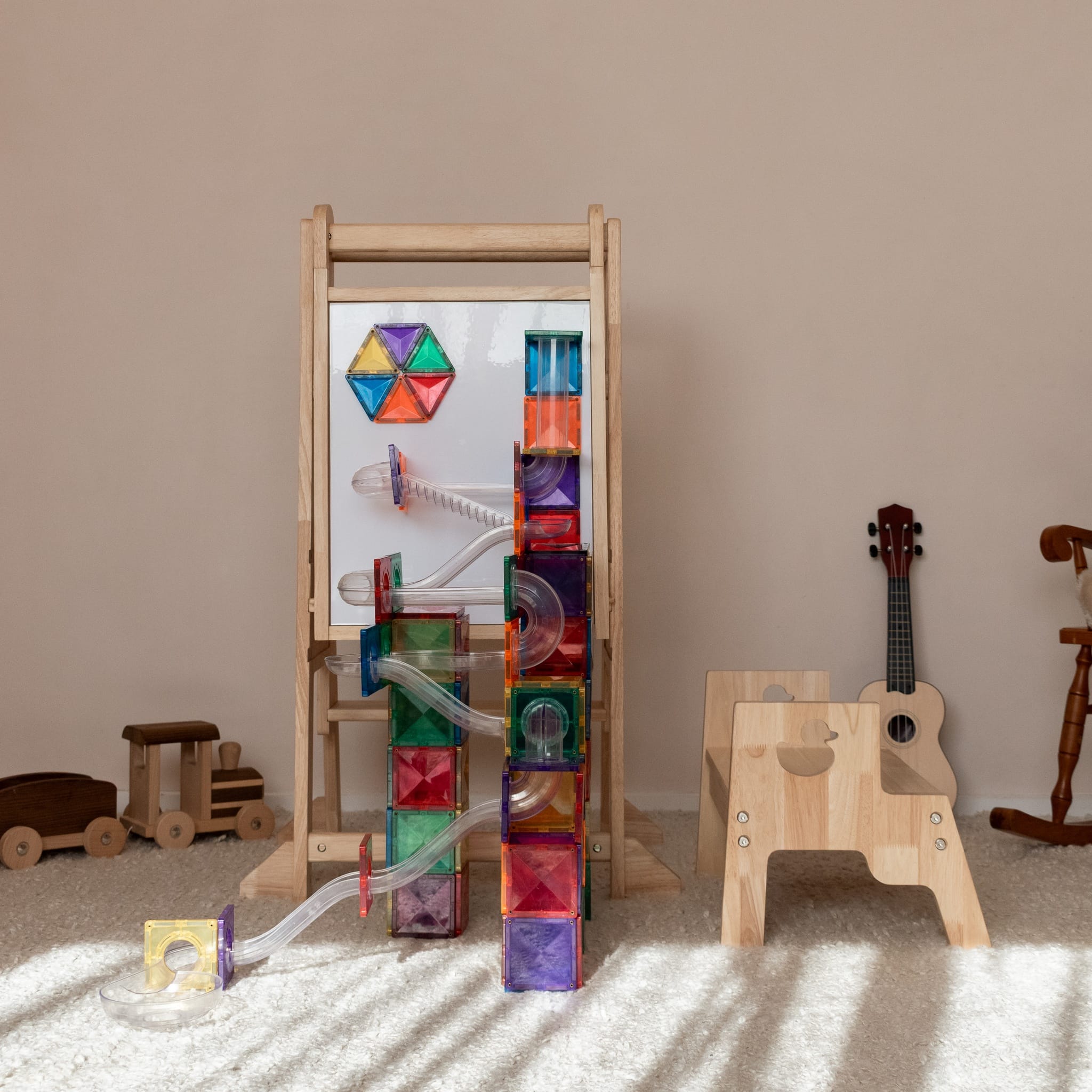 JALA Deluxe Solid Wood Kitchen Tower - Duck Stool – Montessori-inspired furniture for kids by My Duckling