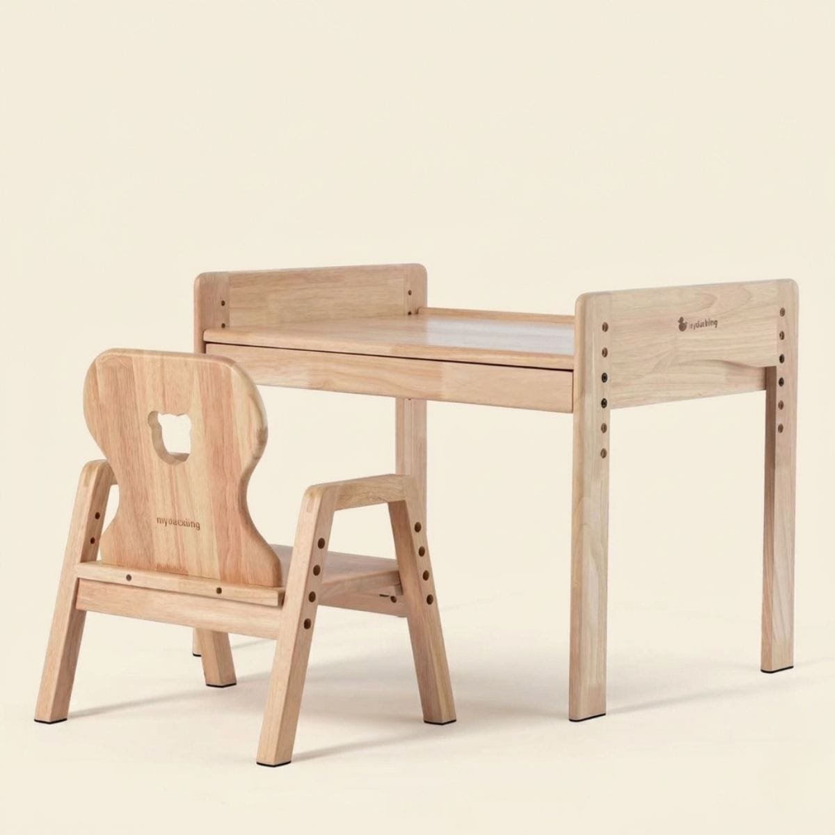 KAYA Primary Adjustable Table and Chair Set – Montessori-inspired furniture for kids by My Duckling